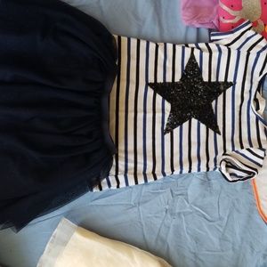 Girls skirt and top